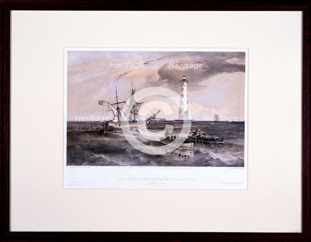 'The Lighthouse at Cape Chersonese, Looking South', Crimea, Ukraine, 1855. Artist: Thomas Goldsworth Dutton   