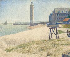 The Lighthouse at Honfleur, 1886. Creator: Georges-Pierre Seurat