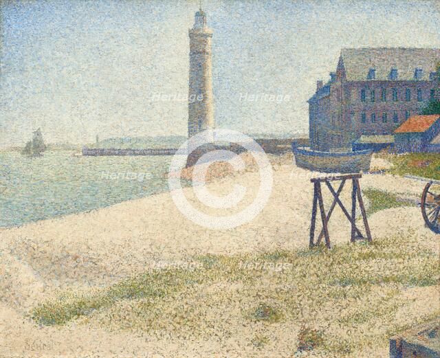 The Lighthouse at Honfleur, 1886. Creator: Georges-Pierre Seurat.