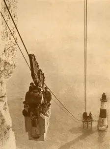 The Lighthouse Builders c1930. Creator: J. Weston & Son