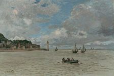 The lighthouse of Honfleur, 1864. Creator: Monet, Claude (1840-1926)