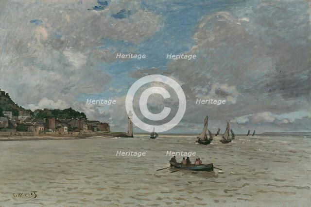 The lighthouse of Honfleur, 1864. Creator: Monet, Claude (1840-1926).