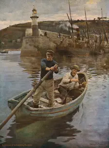 The Lighthouse (Newlyn, Cornwall) 1893, (c1930). Creator: Stanhope A Forbes