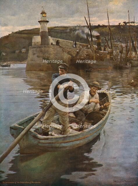 'The Lighthouse (Newlyn, Cornwall)', 1893, (c1930). Creator: Stanhope A Forbes.