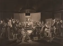 The Life Class of the Vienna Academy, 1790. Creator: Johann Jacobe