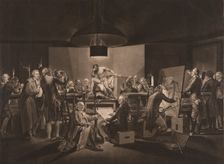 The Life Class of the Vienna Academy, 1790. Creator: Johann Jacobe