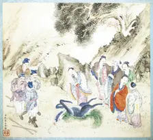 The Life of Confucius, Early 18th century. Artist: Bingzhen, Jiao (1689-1726)