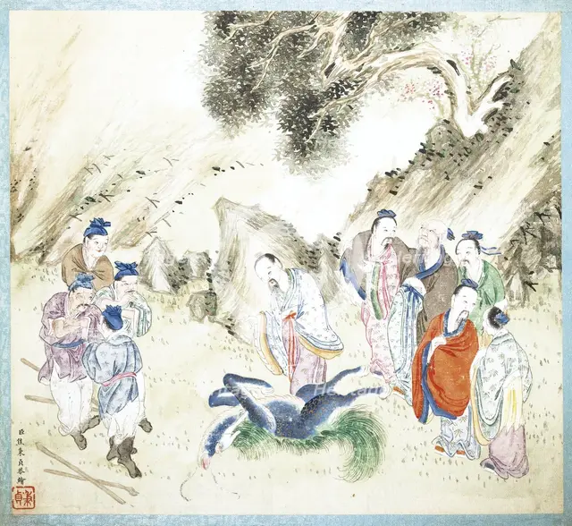 The Life of Confucius, Early 18th century. Artist: Bingzhen, Jiao (1689-1726)