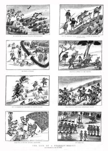 'The Life of a Burmese Dacoit; illustrated by one of them 1890. Creator: Unknown