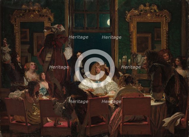 The Life of Buckingham, c. 1855. Creator: Augustus Leopold Egg (British, 1816-c. 1863).