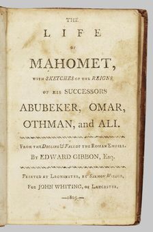The Life of Mahomet, 1805. Creator: Unknown