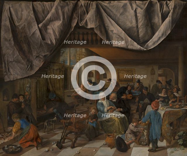 The Life of Man, c1650-1679. Creator: Jan Steen.