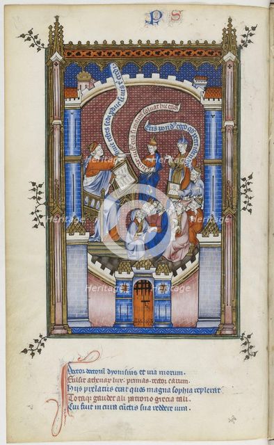 The Life of Saint Denis, 1317. Artist: Master of the Vie de saint Denis (active Early 14th cen.)