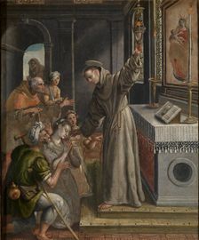 The Life of Saint Didacus of Alcalá: Saint Didacus Heals the Sick, Between 1591 and 1600. Creator: Martin de Vos