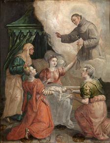 The Life of Saint Didacus of Alcalá: Saint Didacus Helps with a Difficult... Between 1591 and 1600. Creator: Martin de Vos