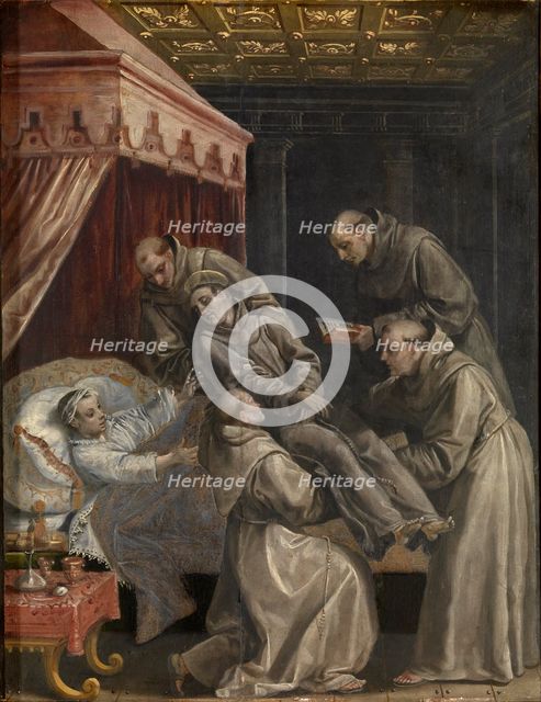 The Life of Saint Didacus of Alcalá: The Spanish Crown Prince Don Carlos... Between 1591 and 1600. Creator: Martin de Vos.