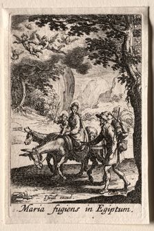 The Life of the Virgin: The Flight into Egypt. Creator: Jacques Callot (French, 1592-1635)
