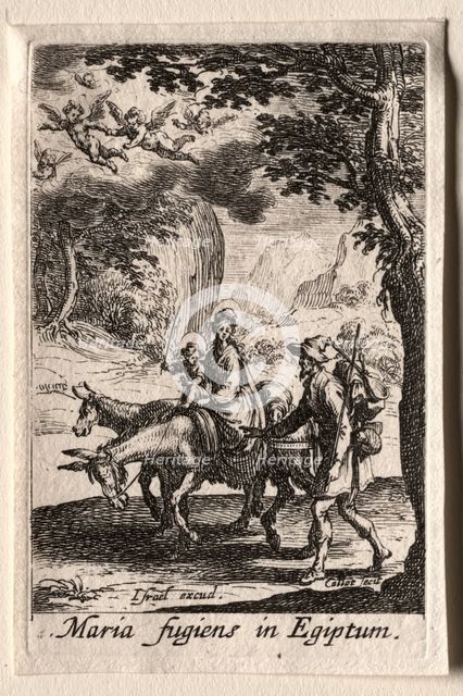 The Life of the Virgin: The Flight into Egypt. Creator: Jacques Callot (French, 1592-1635).