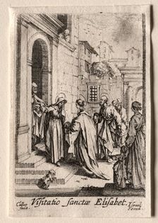 The Life of the Virgin: The Visitation. Creator: Jacques Callot (French, 1592-1635)