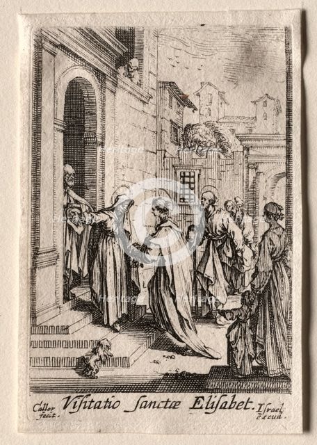 The Life of the Virgin: The Visitation. Creator: Jacques Callot (French, 1592-1635).