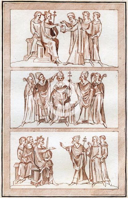 The Life of Thomas Becket, (1801).Artist: Joseph Strutt