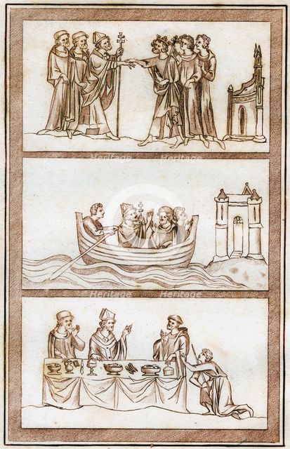 The Life of Thomas Becket, (1801).Artist: Joseph Strutt