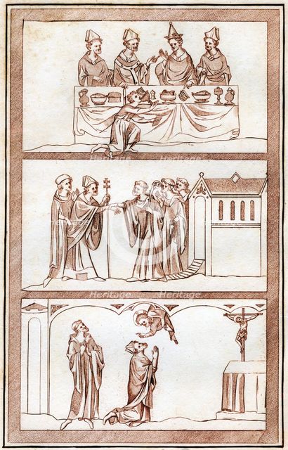 The Life of Thomas Becket, (1801).Artist: Joseph Strutt