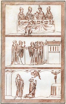 The Life of Thomas Becket, (1801).Artist: Joseph Strutt