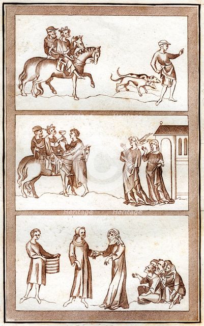 The Life of Thomas Becket, (1801).Artist: Joseph Strutt