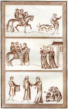 The Life of Thomas Becket, (1801).Artist: Joseph Strutt