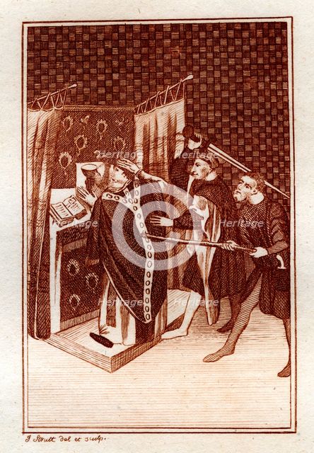 The Life of Thomas Becket, (1801).Artist: Joseph Strutt