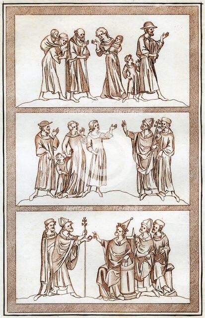 The Life of Thomas Becket, (1801).Artist: Joseph Strutt