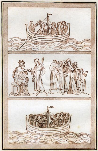 The Life of Thomas Becket, (1801).Artist: Joseph Strutt