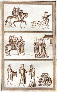 The Life of Thomas Becket, (1801).Artist: Joseph Strutt