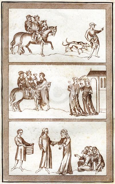 The Life of Thomas Becket, (1801).Artist: Joseph Strutt