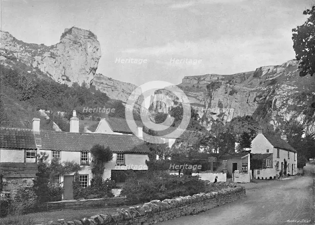 'The Lion Cliff, Cheddar', c1896. Artist: Frith & Co.