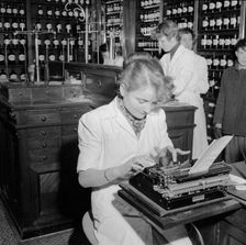 The Lion, a pharmacy in Landskrona, Sweden, 1953. Creator: Unknown
