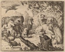 The Lion Announces a Peace, probably c. 1645/1656. Creator: Allart van Everdingen