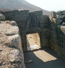 The lion gate at Mycenae, 13th century BC