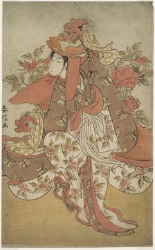 The Lion Dance, c. 1769/70. Creator: Suzuki Harunobu