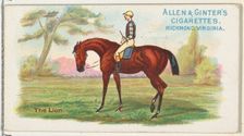 The Lion, from The World's Racers series (N32) for Allen & Ginter Cigarettes, 1888. Creator: Allen & Ginter