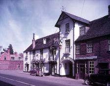 The Lion Hotel and coaching inn on Great North Road, Buckden, Huntingdonshire, c1955. Creator: Arthur Charles Kirby Ware
