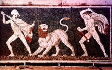 The Lion Hunt 4th century BC. Artist: Anon