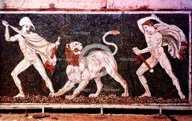 'The Lion Hunt', 4th century BC. Artist: Anon