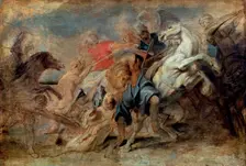 The Lion Hunt c1621. Artist: Peter Paul Rubens
