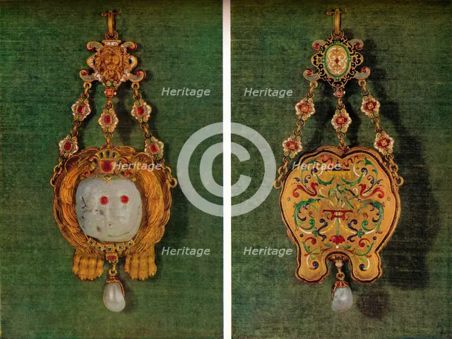 'The 'Lion Jewel', c1595. Artist: Corvinianus Saur.