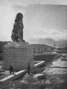 The Lion of Chaeronea, the Acropolis and Mount Parnassus 1913