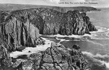 The Lion's Den from Pordenack, Land's End, Cornwall, early 20th century(?)