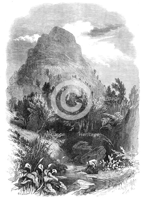 The Lion's Head Mountain, near Capetown, Cape of Good Hope, 1868. Creator: Unknown.