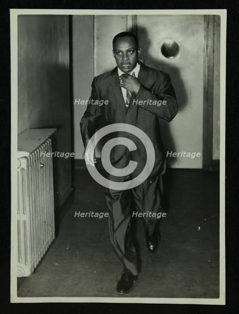 The Lionel Hampton Orchestra in concert at Colston Hall, Bristol, 1956. Creator: Denis Williams.